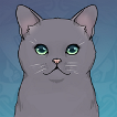 Зеленоглазая кошка