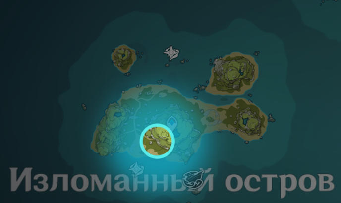 На карте