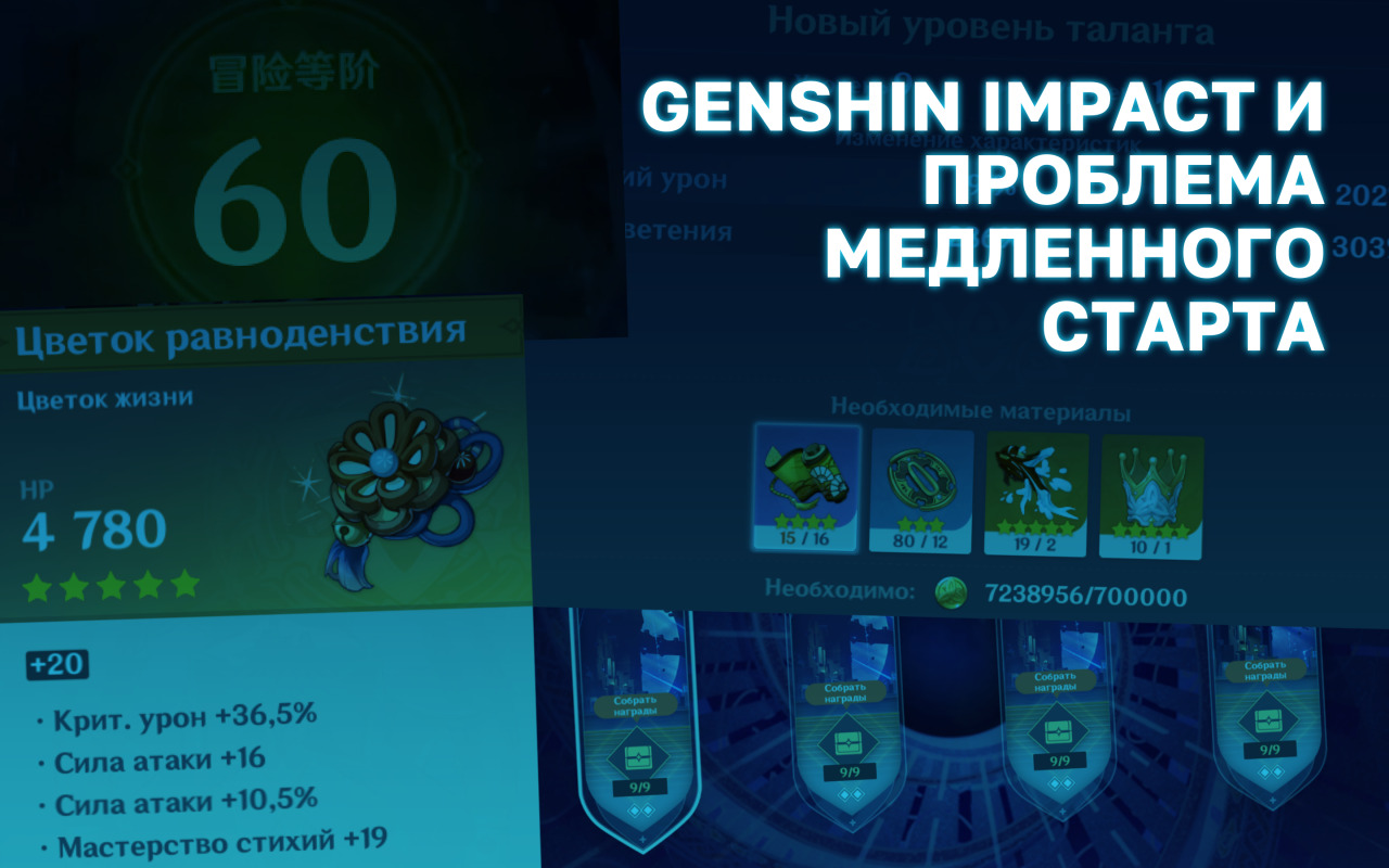 Genshin Impact и проблема медленного старта